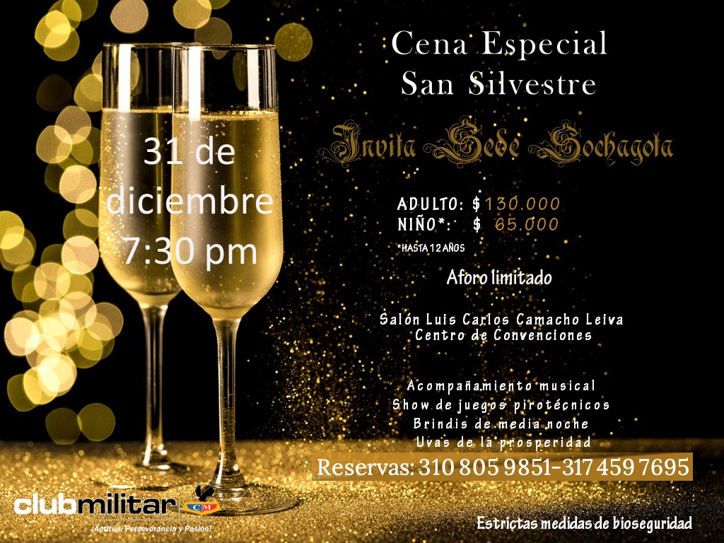 Cena de San Silvestre en la Sede Sochagota Club Militar