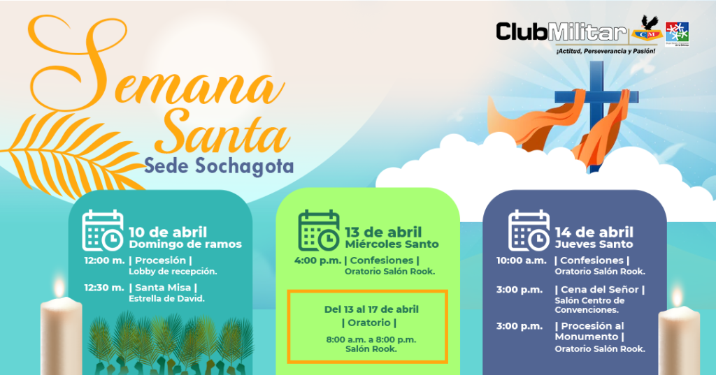 Celebremos En Oración Esta Semana Santa - Club Militar