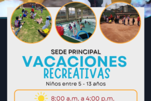 Vacaciones recreativas en la Sede Principal