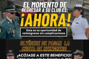 Es hora de regresar a su Club Militar