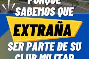 Es el momento de volver a su Club Militar